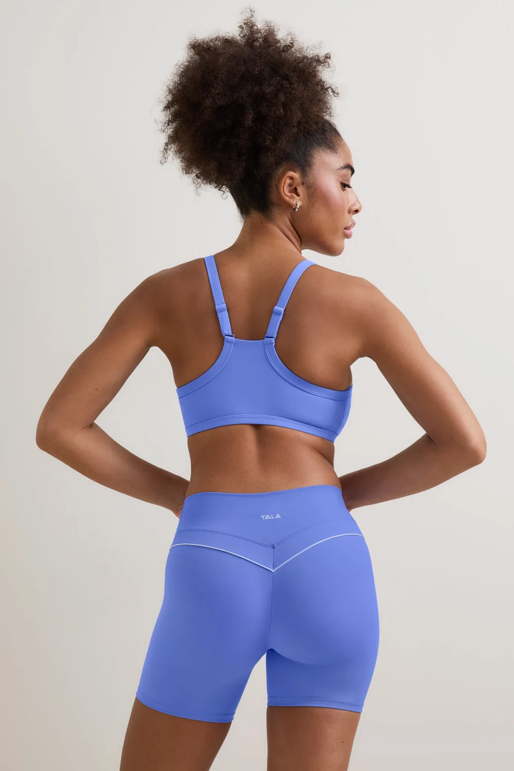 DayFlex Contrast Sweetheart Short - Iris Blue sold by TALA