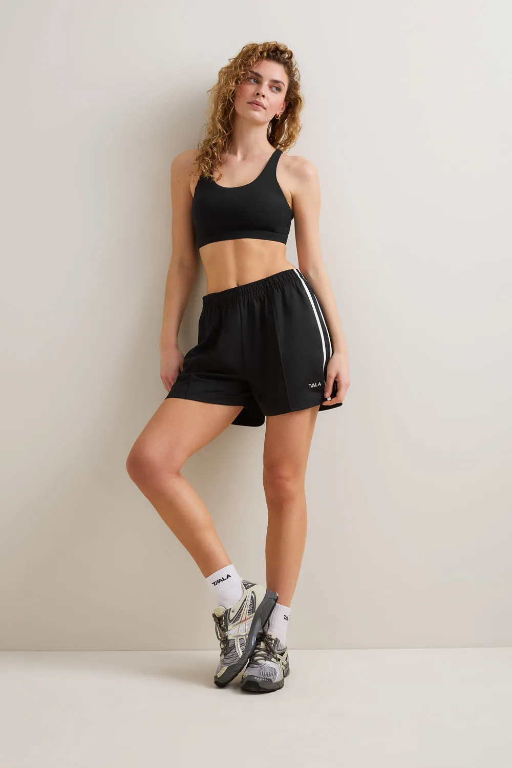 Contrast Stripe Short - Black sold by TALA product image thumbnail 4