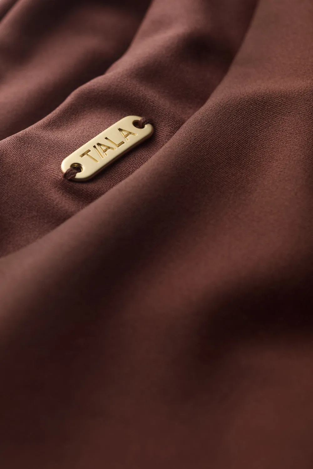 Contrast Mid Rise Bikini Bottom - Deep Rust sold by TALA product image thumbnail 5