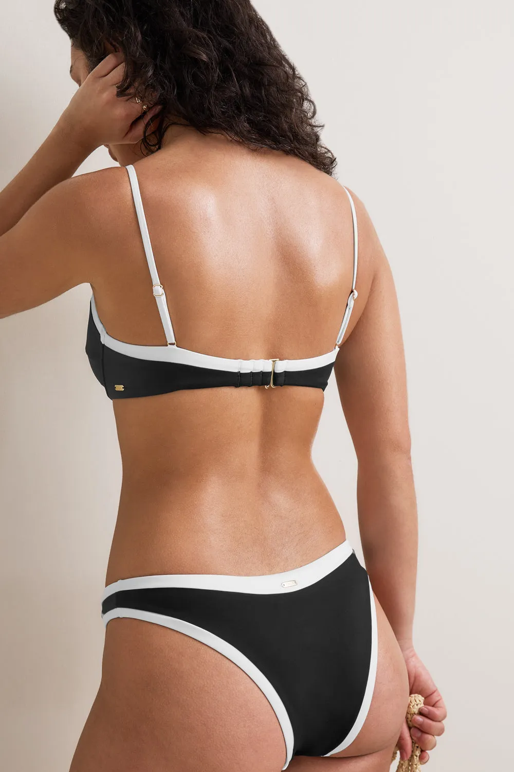 Contrast Underwired Bikini Top - Shadow Black sold by TALA product image thumbnail 3