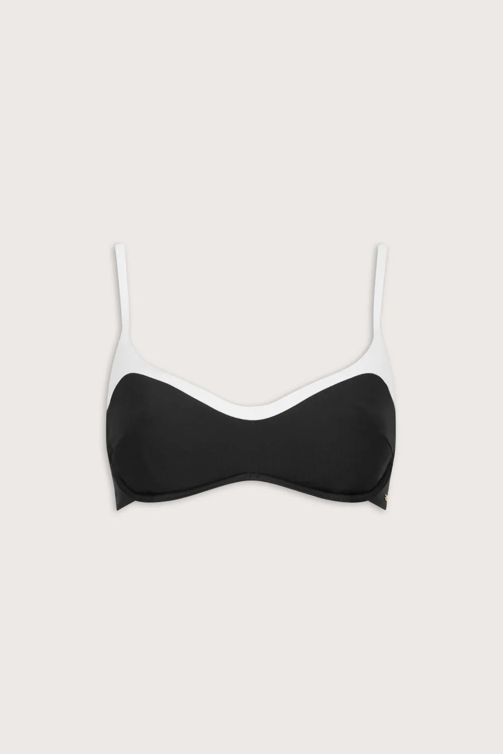 Contrast Underwired Bikini Top - Shadow Black sold by TALA product image thumbnail 2