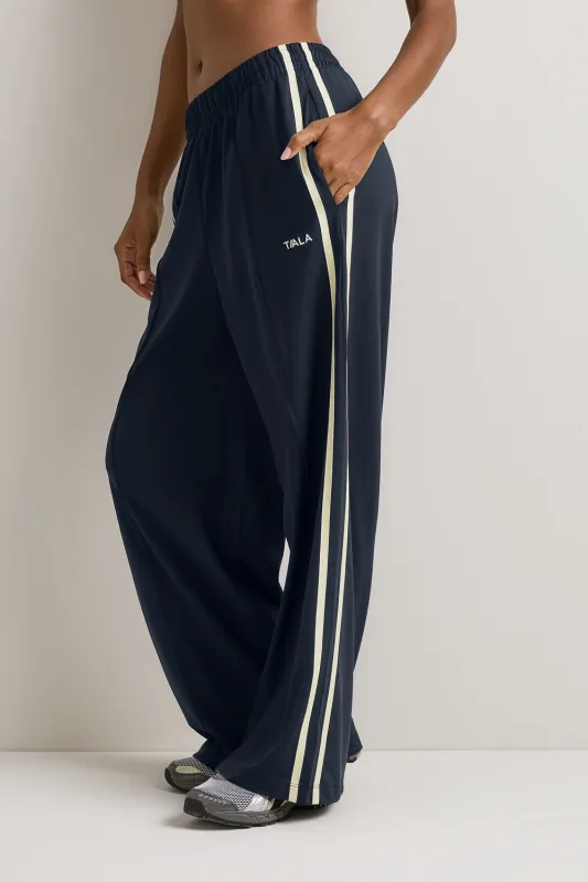 Contrast Stripe Jogger - Midnight Navy made by TALA