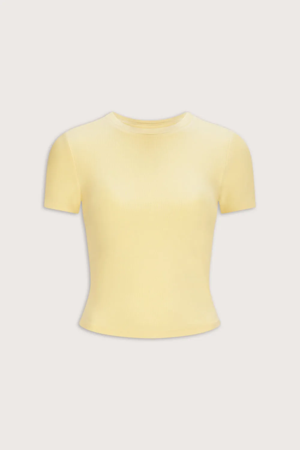365 Rib T-Shirt - Lemon Yellow sold by TALA product image thumbnail 5