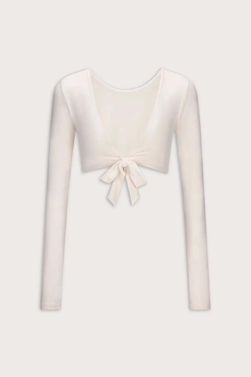 Multiway Long Sleeve Tie Top - Ivory sold by TALA product image thumbnail 5