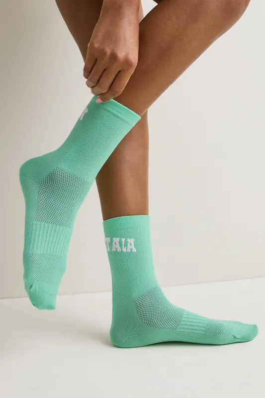 TALA Performance Socks - Soft Mint made by TALA