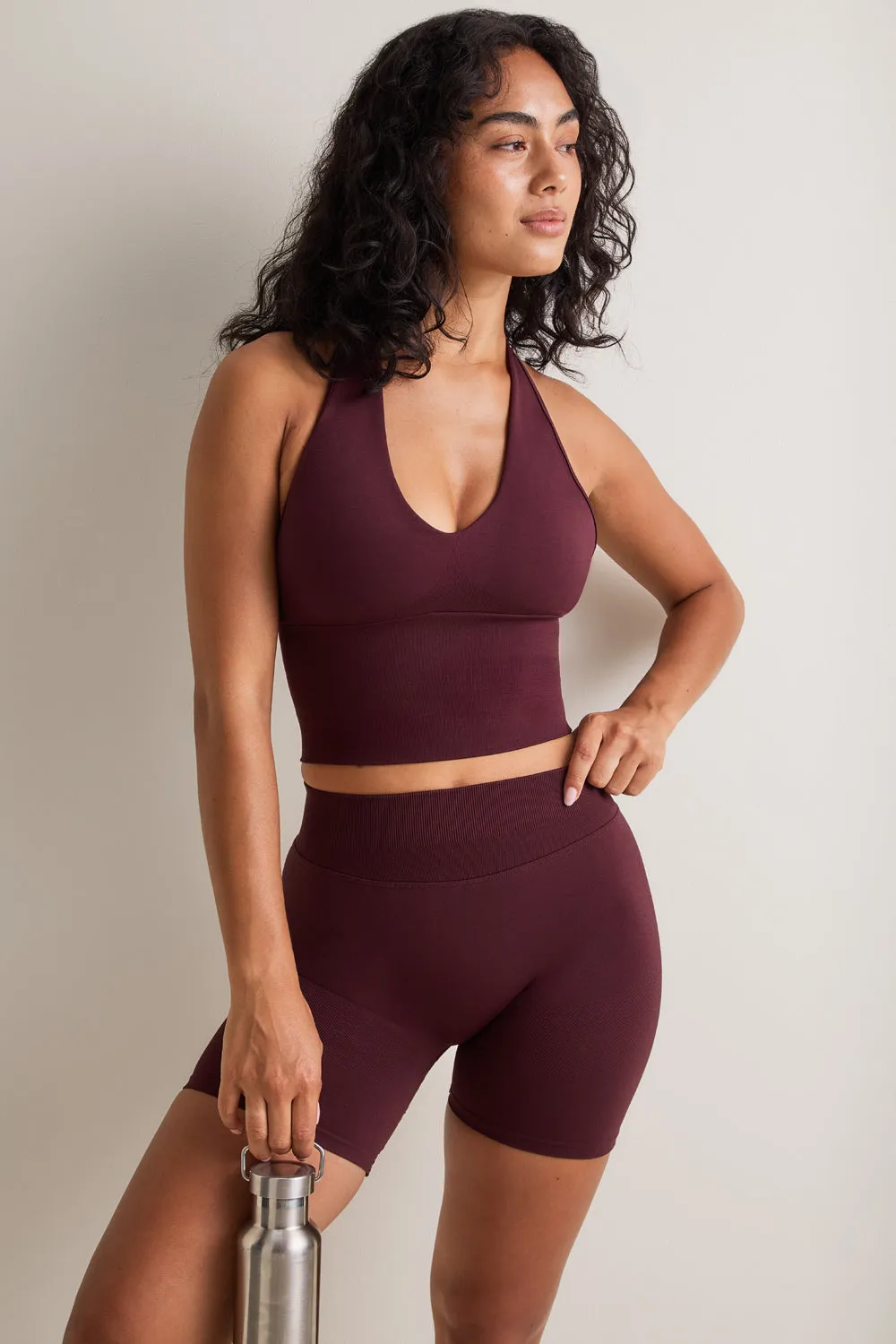 Sculpt Seamless Twist Back Vest - Deep Cherry sold by TALA product image thumbnail 4