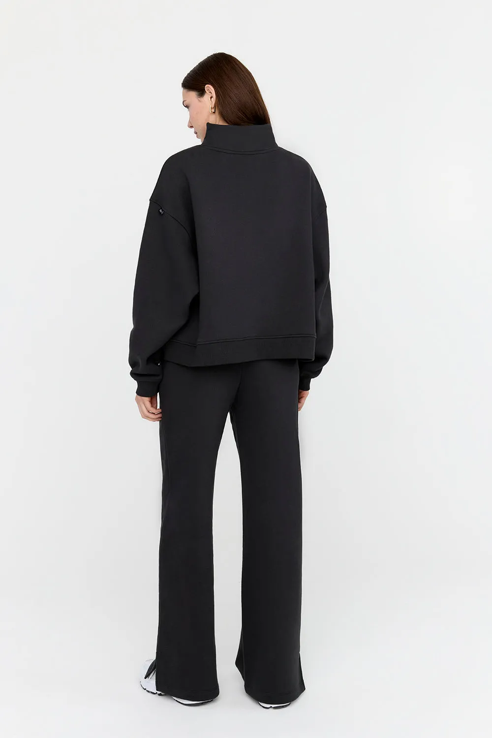 EVERYDAY LOOSE HEM MOCK NECK SWEATSHIRT - BLACK sold by TALA product image thumbnail 5