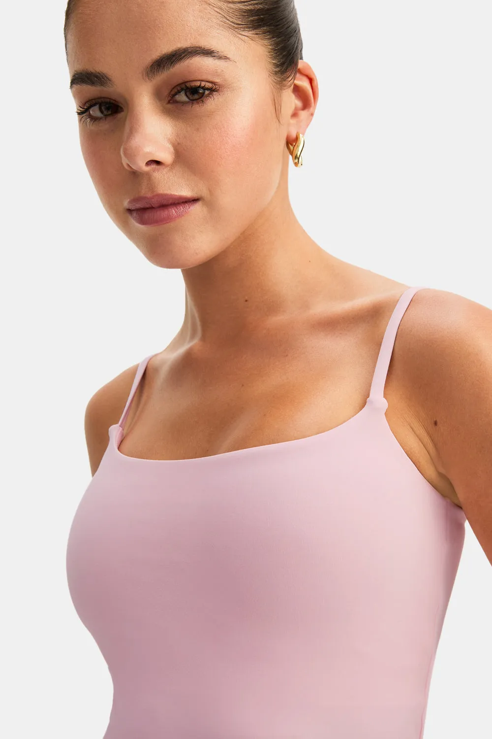 DayFlex Built-In Support Spaghetti Strap Full Length Cami Vest - Ballet Slipper sold by TALA product image thumbnail 4