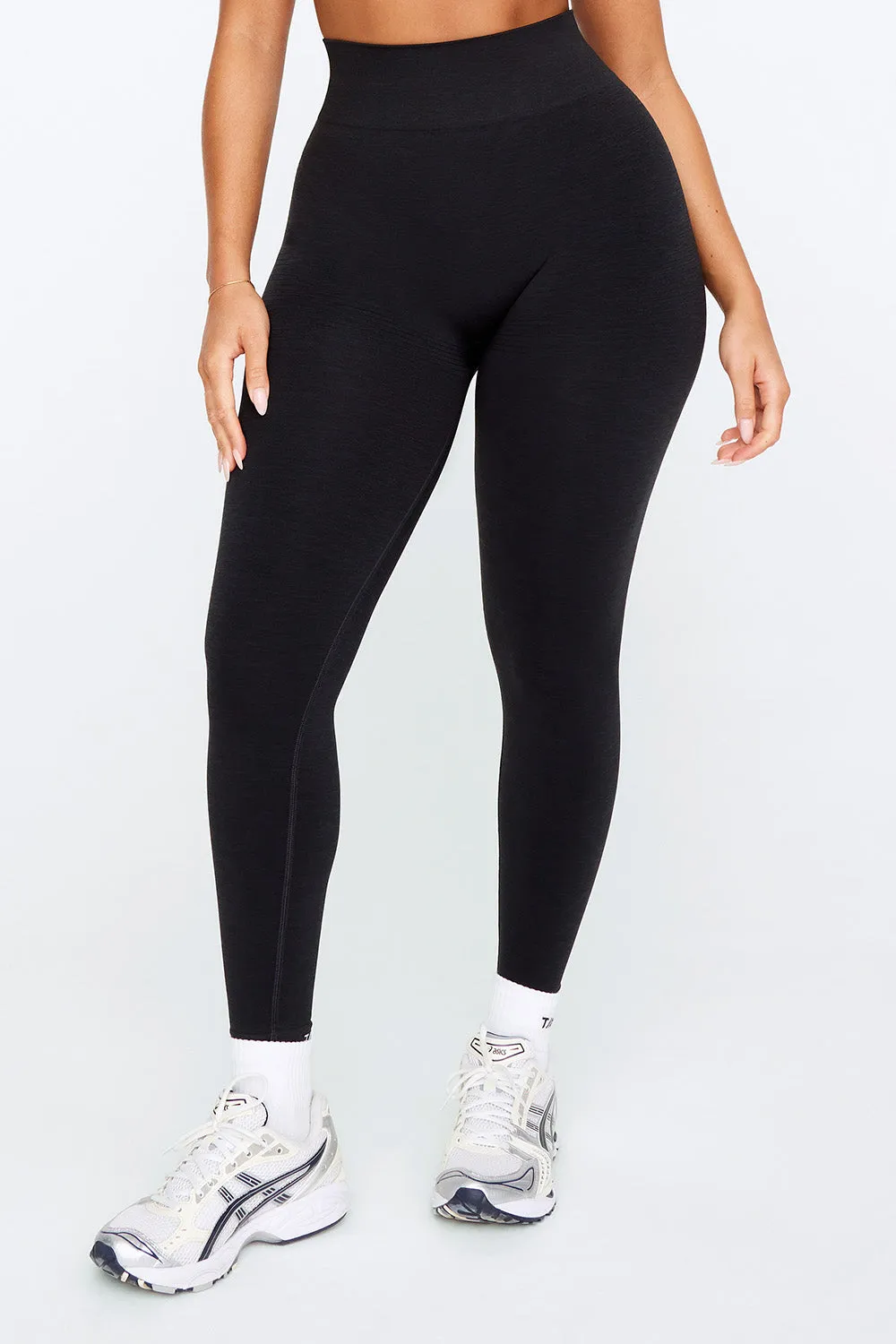 SCULPT SEAMLESS NO-SCRUNCH LEGGING - BLACK MARL sold by TALA product image thumbnail 3