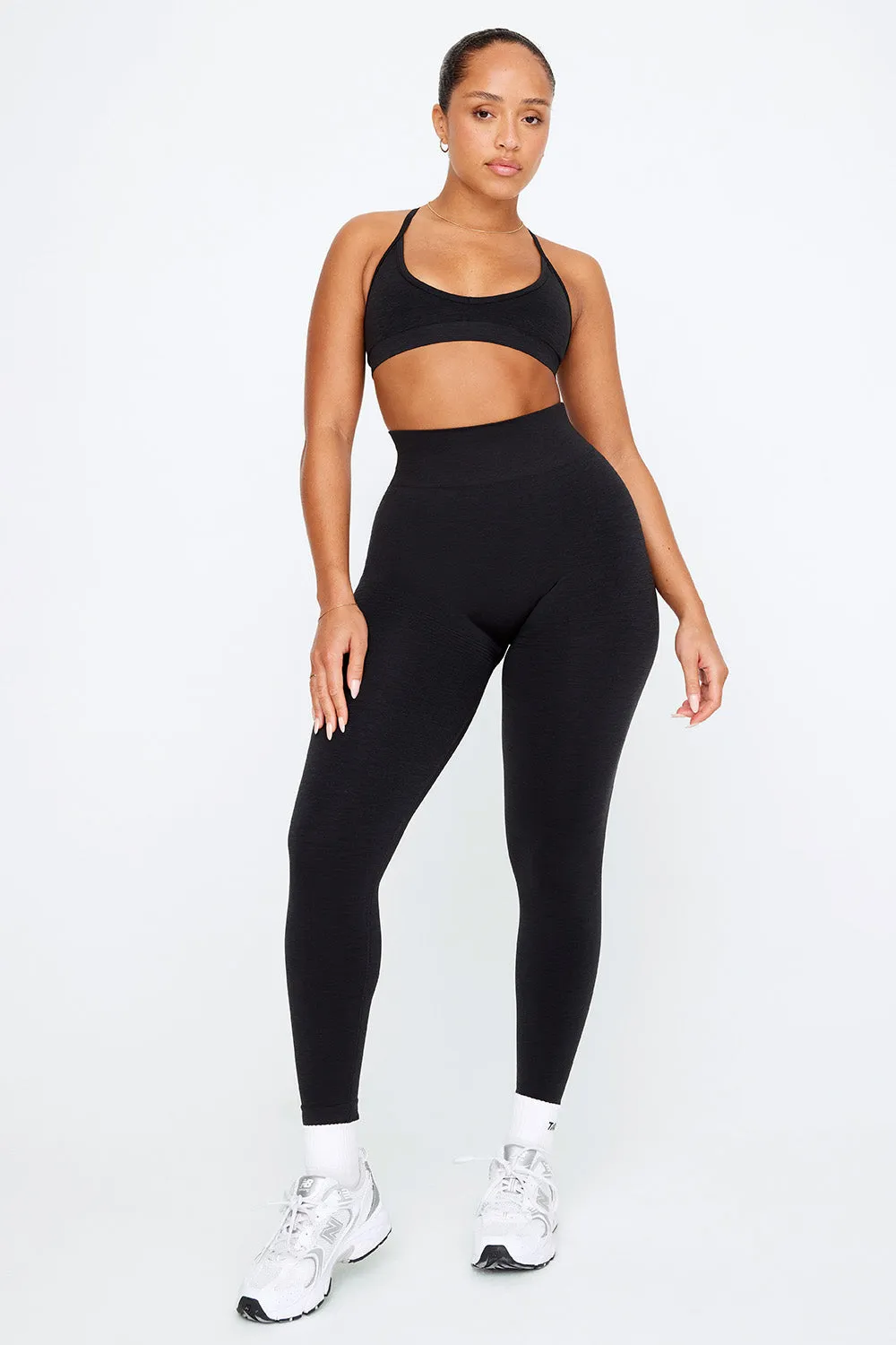SCULPT SEAMLESS NO-SCRUNCH LEGGING - BLACK MARL sold by TALA product image thumbnail 2