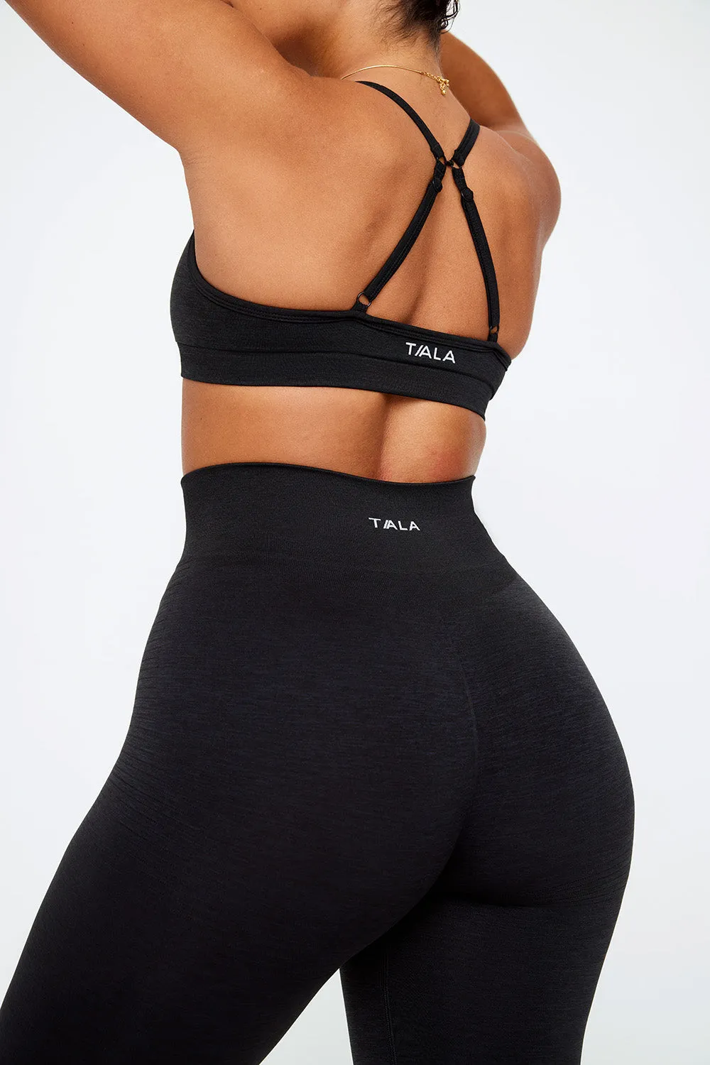 SCULPT SEAMLESS NO-SCRUNCH LEGGING - BLACK MARL sold by TALA product image thumbnail 4