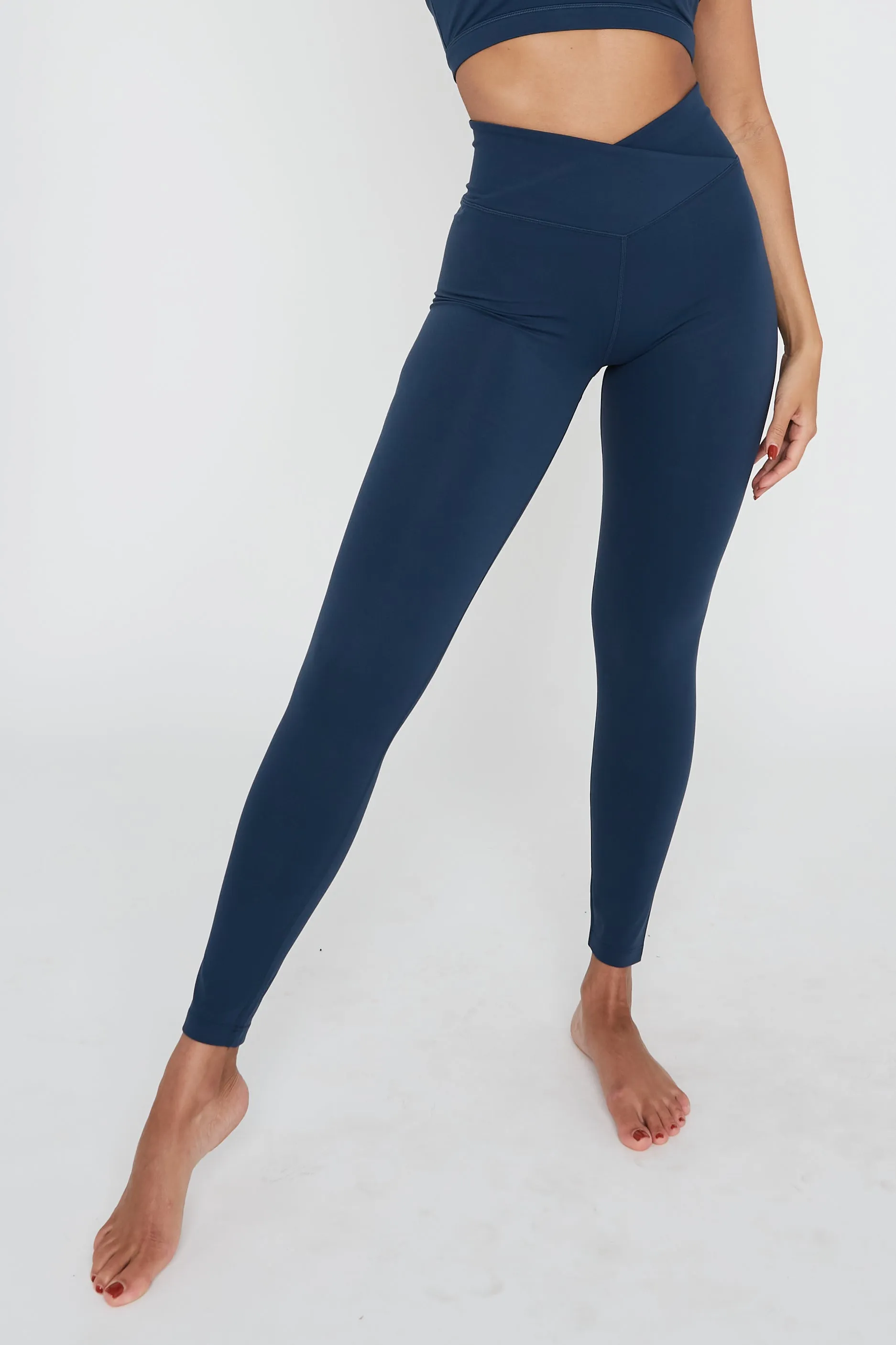 DAYFLEX WRAP HIGH WAISTED LEGGING - SEA BLUE sold by TALA product image thumbnail 4