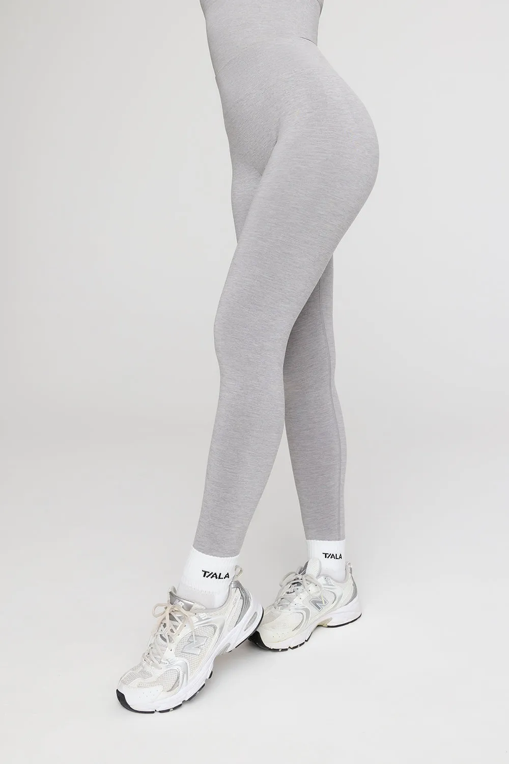 Sculpt Seamless Scrunch Legging - Light Grey Marl sold by TALA product image thumbnail 5