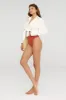 Tierra High Waisted Cheeky Bikini Brief - Rust Orange sold by TALA