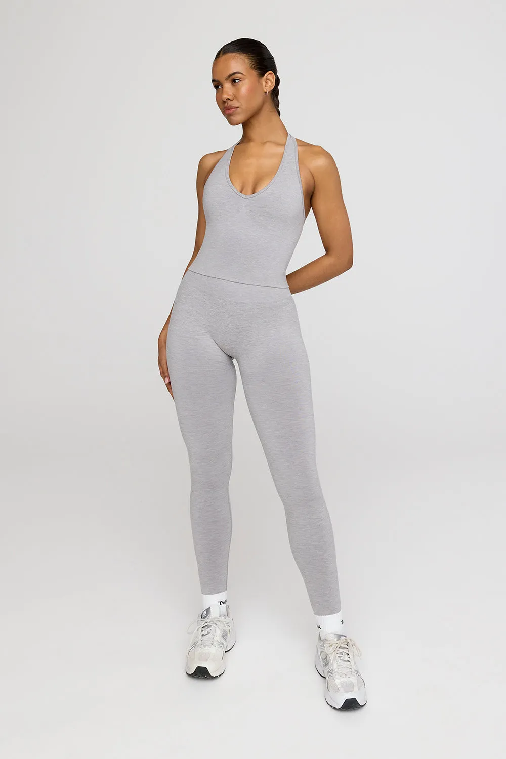Sculpt Seamless Scrunch Legging - Light Grey Marl sold by TALA product image thumbnail 2
