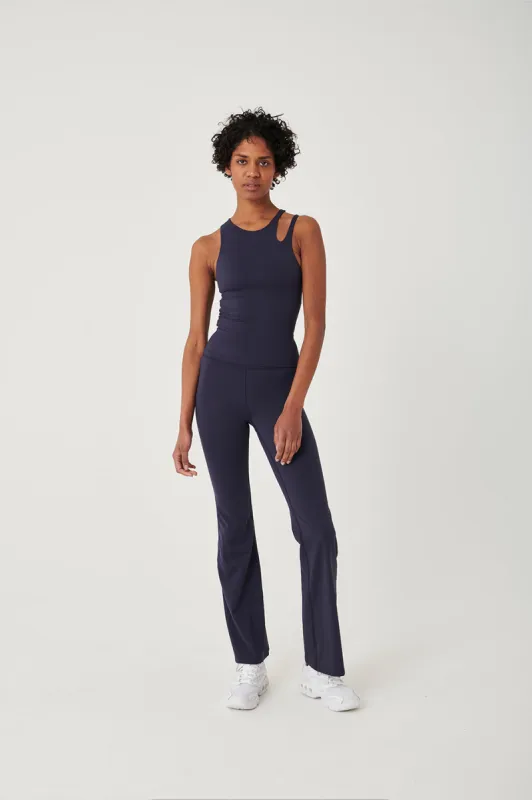 SKINLUXE HIGH WAISTED FLARED LEGGING - NAVY sold by TALA
