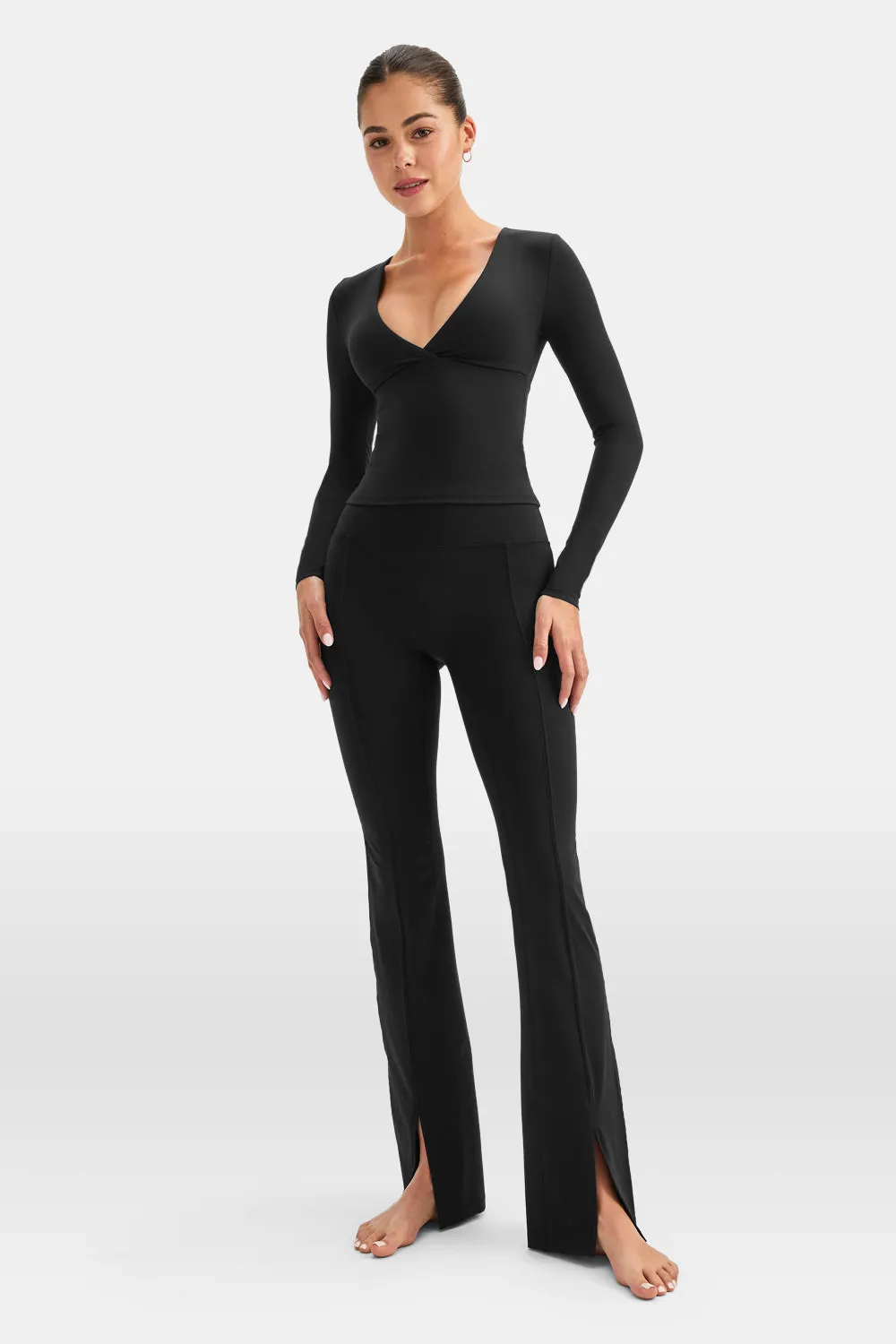 DayFlex V Neck Top - Shadow Black sold by TALA product image thumbnail 5