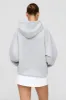 LOVE MORE OVERSIZED HOODIE - GREY MARL sold by TALA