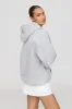 LOVE MORE OVERSIZED HOODIE - GREY MARL sold by TALA