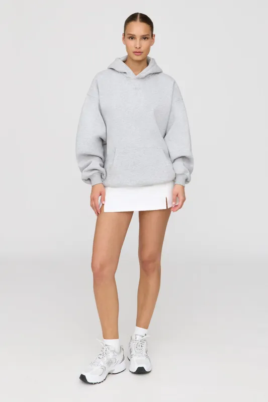 LOVE MORE OVERSIZED HOODIE - GREY MARL sold by TALA