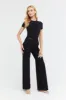 DAYFLEX BUILT-IN SUPPORT ESSENTIAL T-SHIRT - SHADOW BLACK sold by TALA