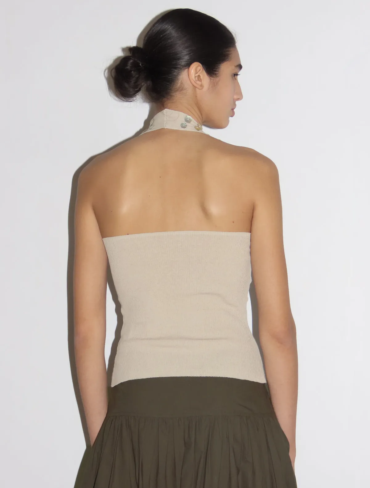Paloma wool アシンメトリック ホワイト タンクトップ Paloma wool アシンメトリック ホワイト タンクトップ Paloma