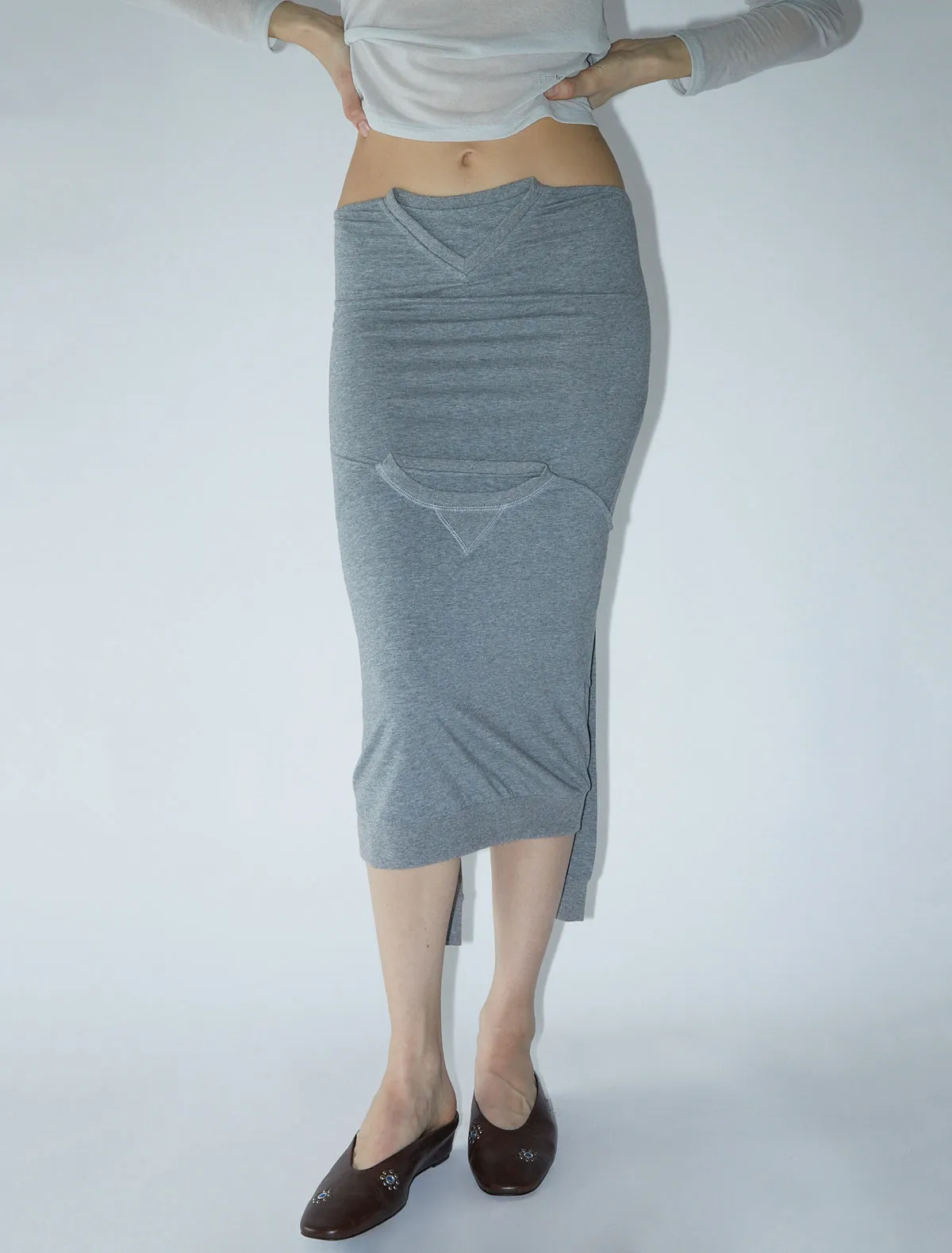 no 2382 / Folded T-Shirt Skirt sold by Paloma Wool product image thumbnail 4