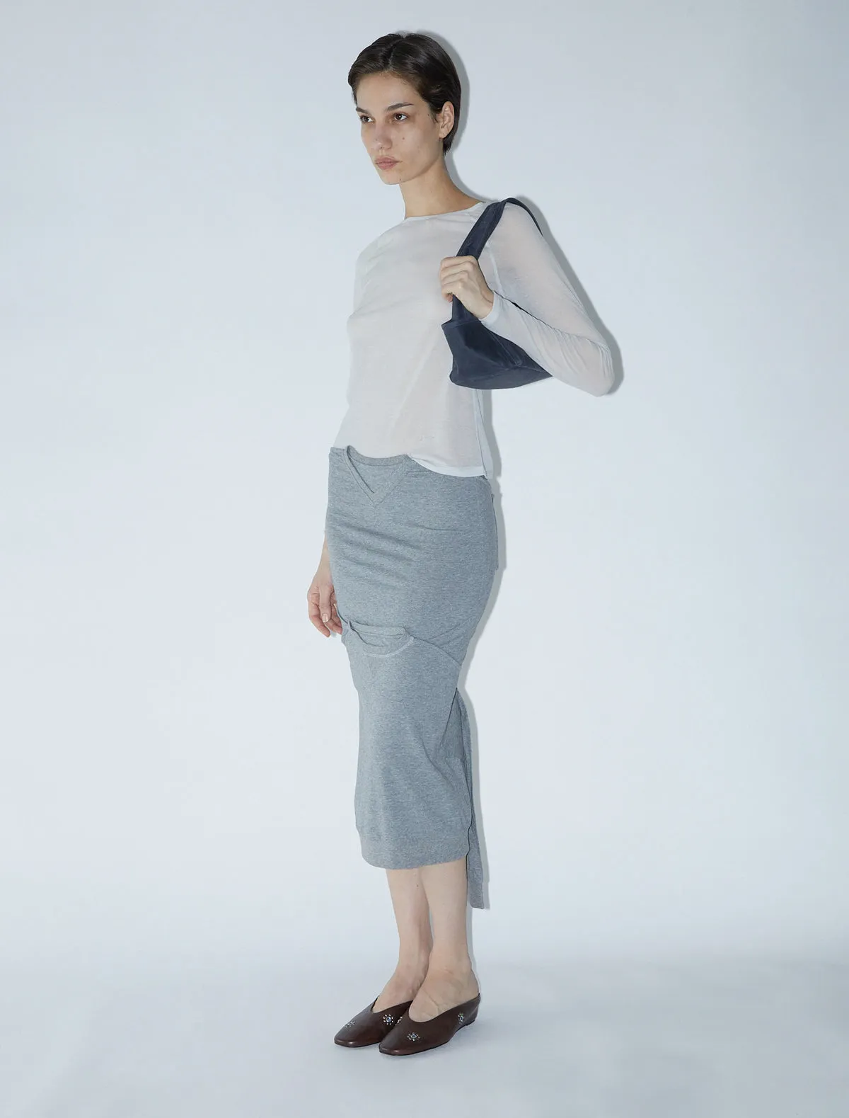 no 2382 / Folded T-Shirt Skirt sold by Paloma Wool product image thumbnail 5