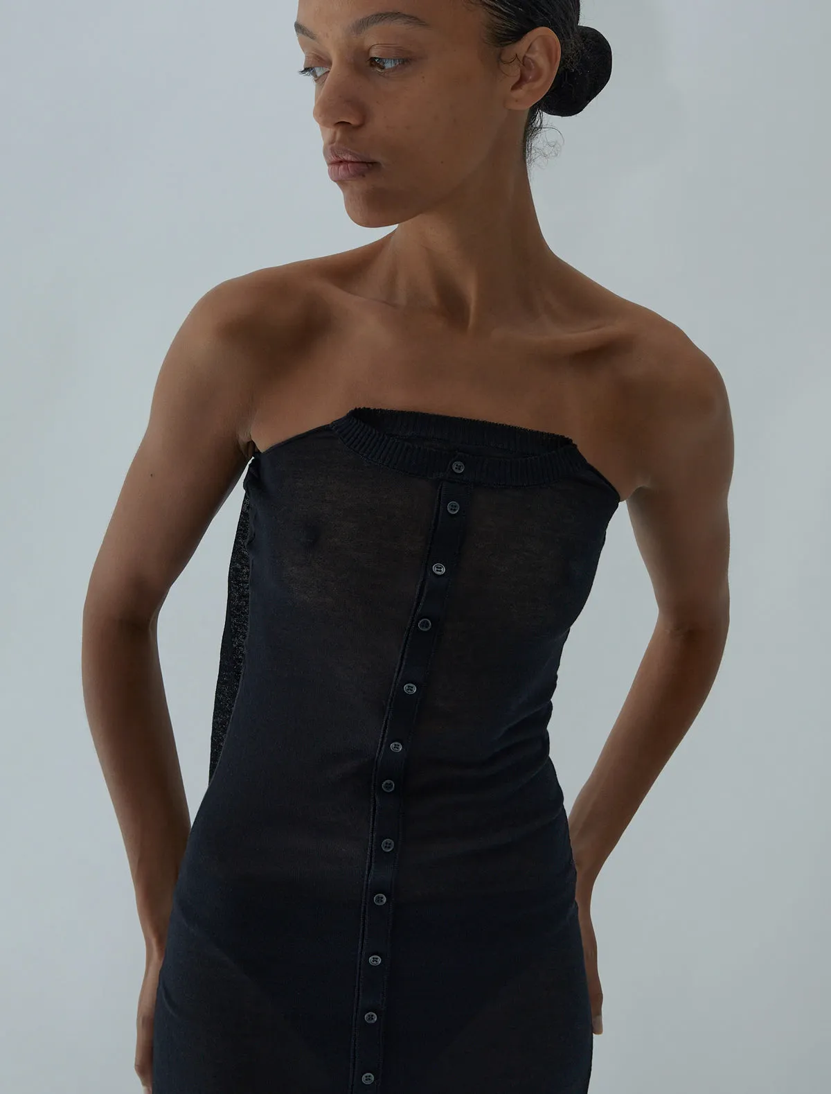 no 2396 / Folded Button Dress sold by Paloma Wool product image thumbnail 4