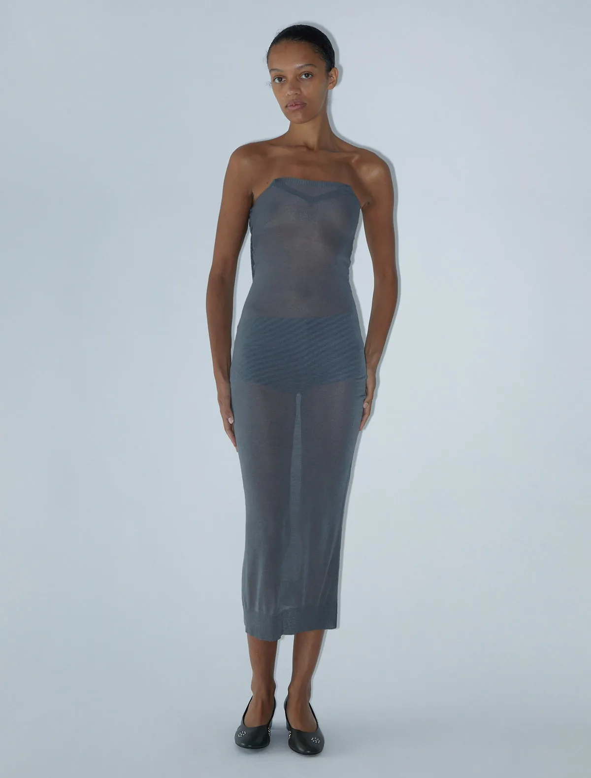 no 2397 / Folded V-Neck Dress sold by Paloma Wool product image thumbnail 4