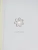 Leather flower snap - silver sold by Paloma Wool