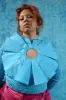 Mei Exaggerated Ruffle Top - Blue sold by Kai Collective