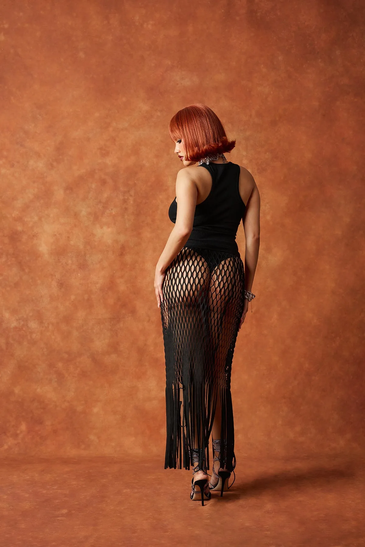 Nao Cotton Logo Embroidered Racer Back Vest Top - Black sold by Kai Collective product image thumbnail 4