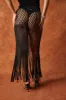 Yumi Faux Suede Laser Cut Skirt - Black sold by Kai Collective