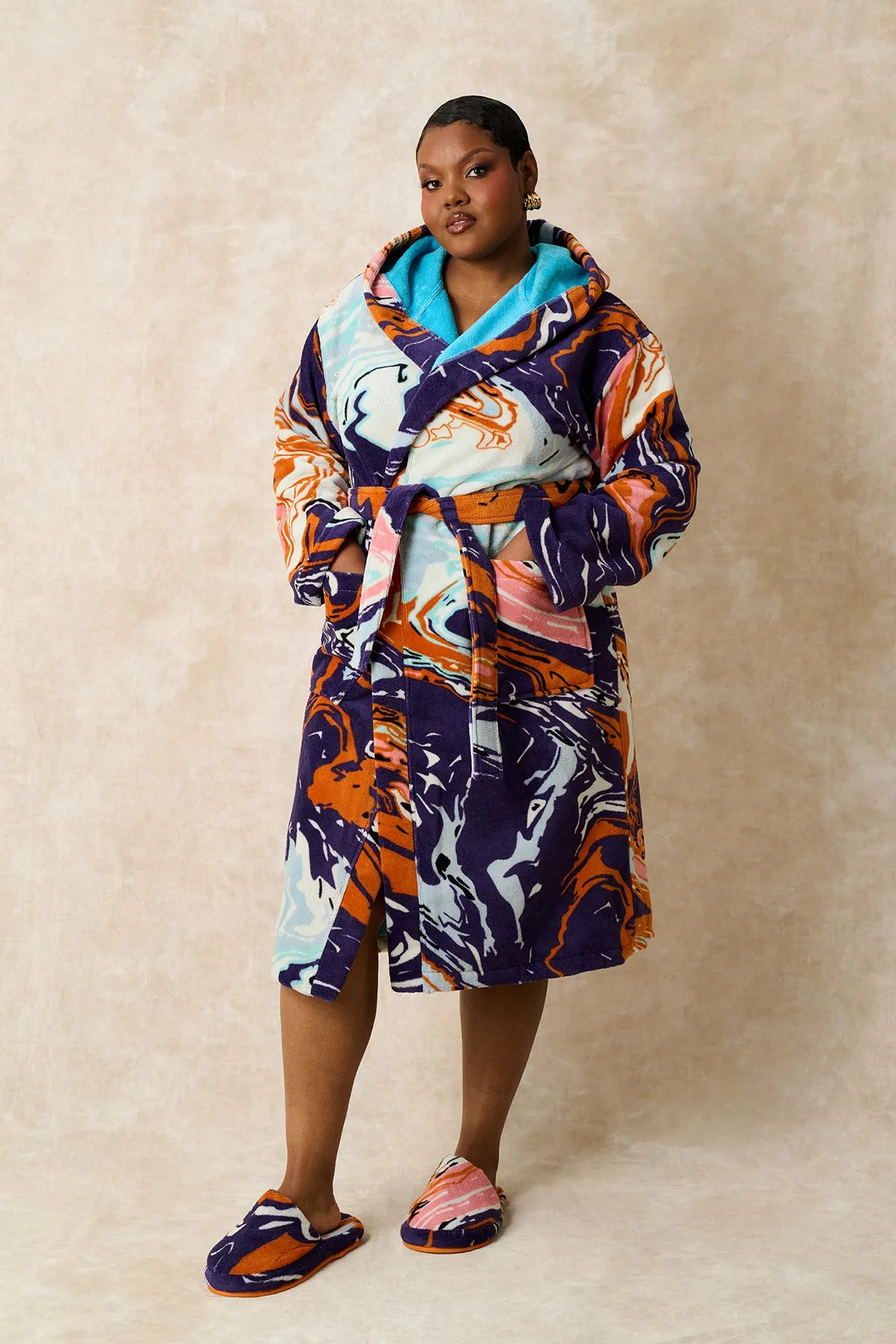 Gaia Robe - Purple sold by Kai Collective