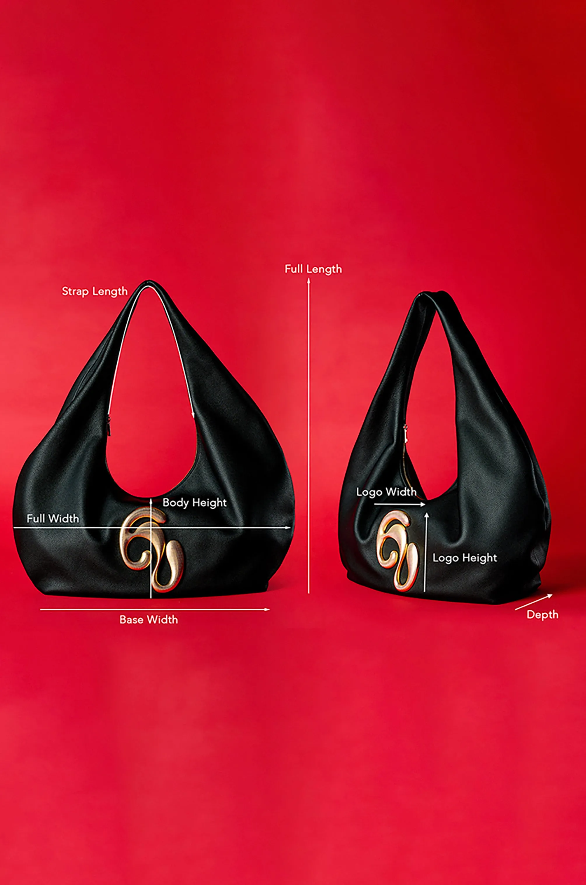 London Togo Leather Maxi Handbag - Black sold by Kai Collective product image thumbnail 5