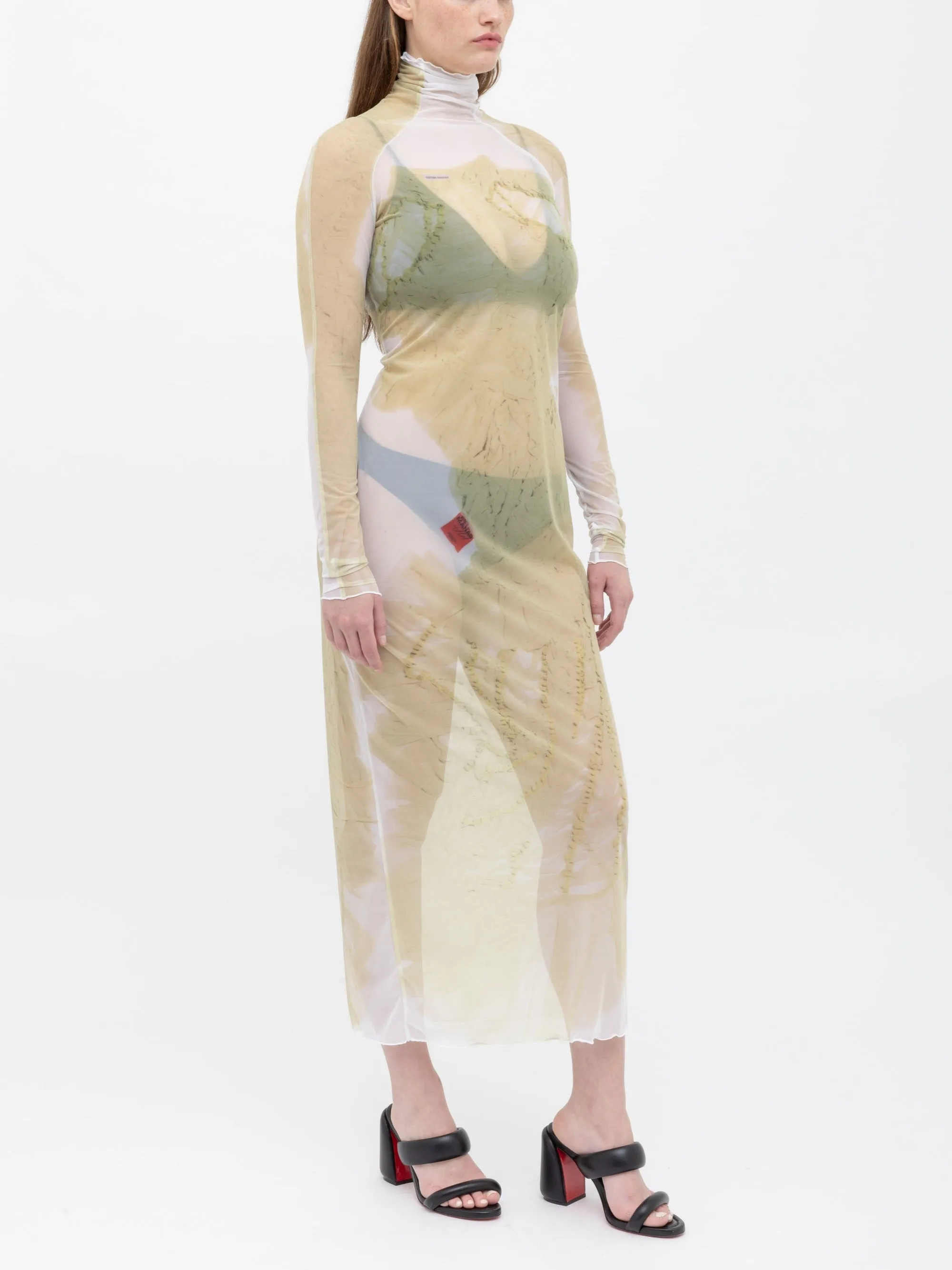 Mesh Print Long Dress sold by Ester Manas product image thumbnail 2