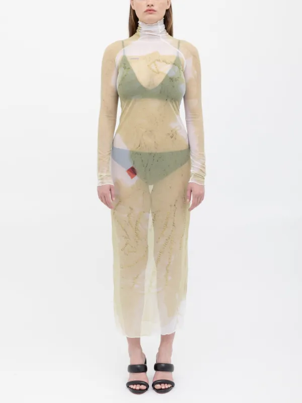 Mesh Print Long Dress sold by Ester Manas