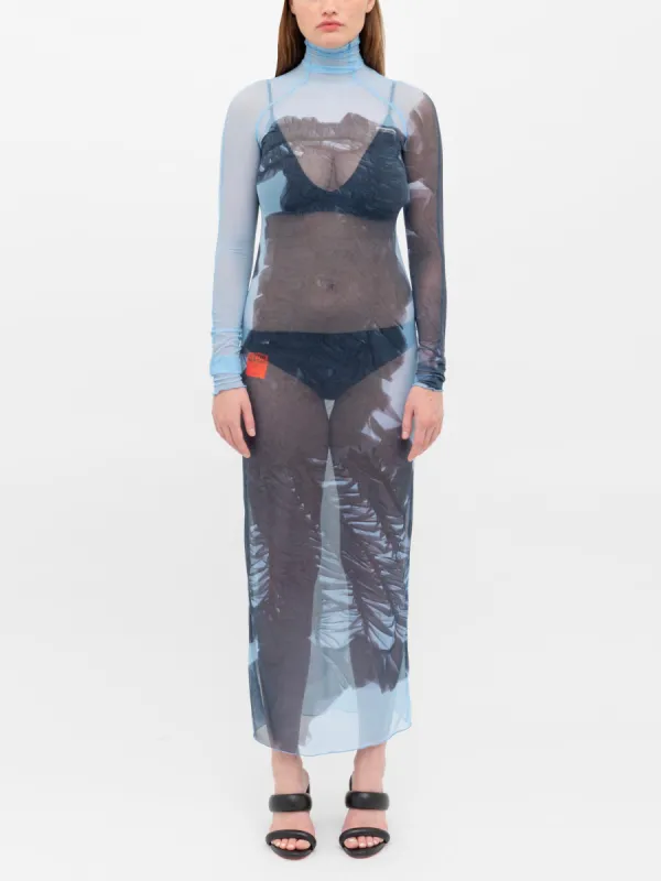 Mesh Print Long Dress sold by Ester Manas