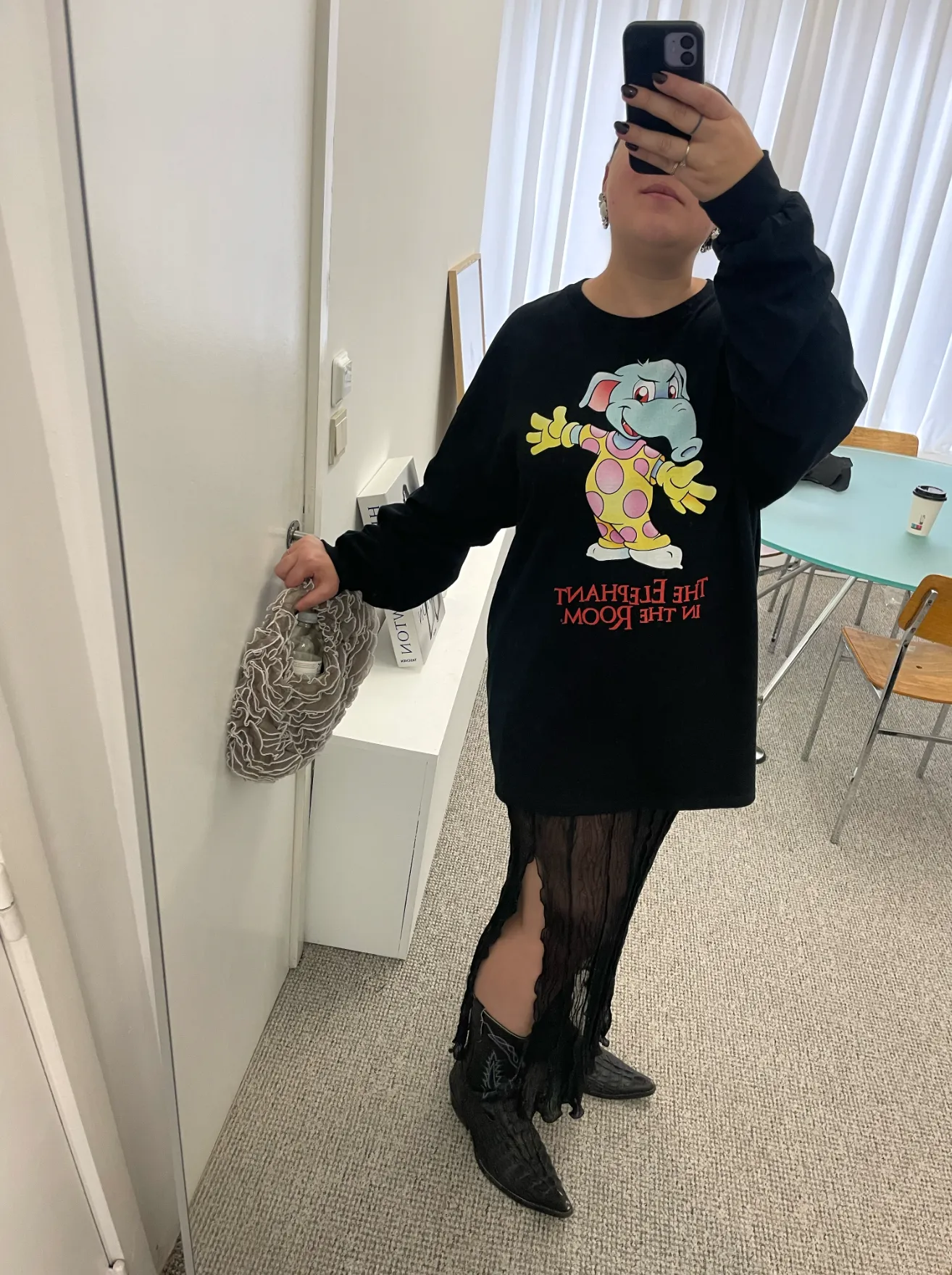 Printed Elephant Long Sleeve Top sold by Ester Manas product image thumbnail 2