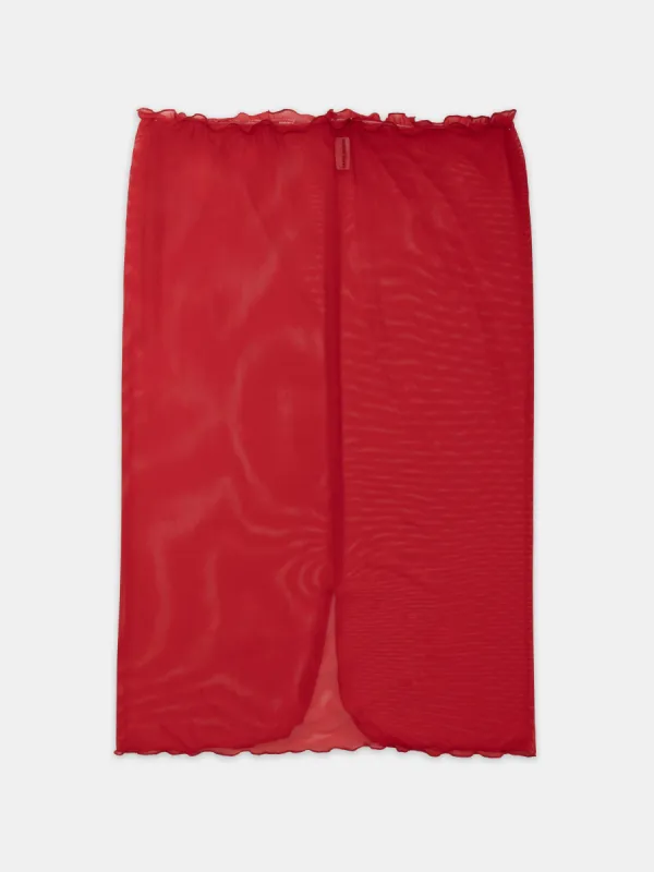 Red Easy Skirt sold by Ester Manas