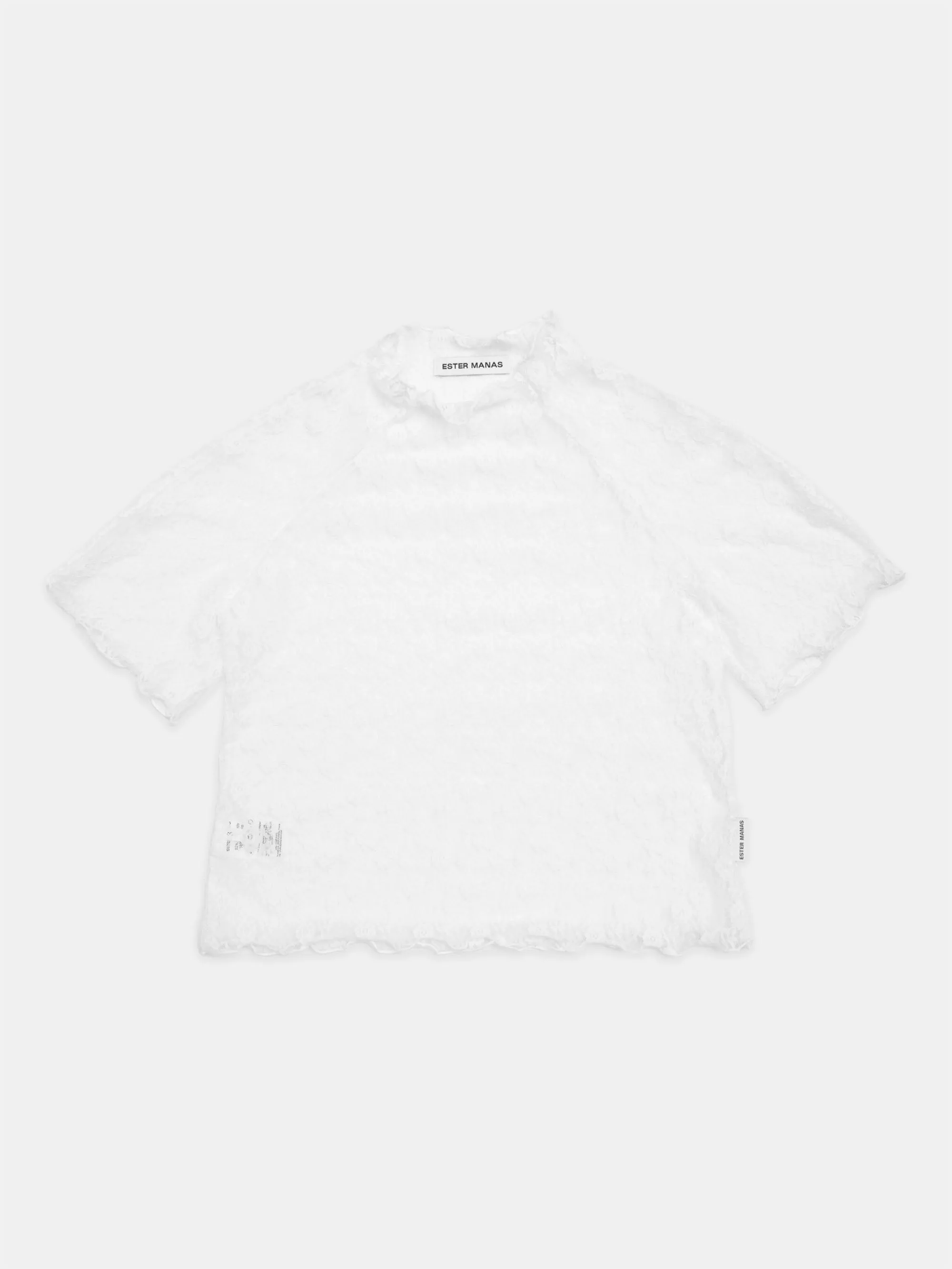 White Floral Lace Top sold by Ester Manas