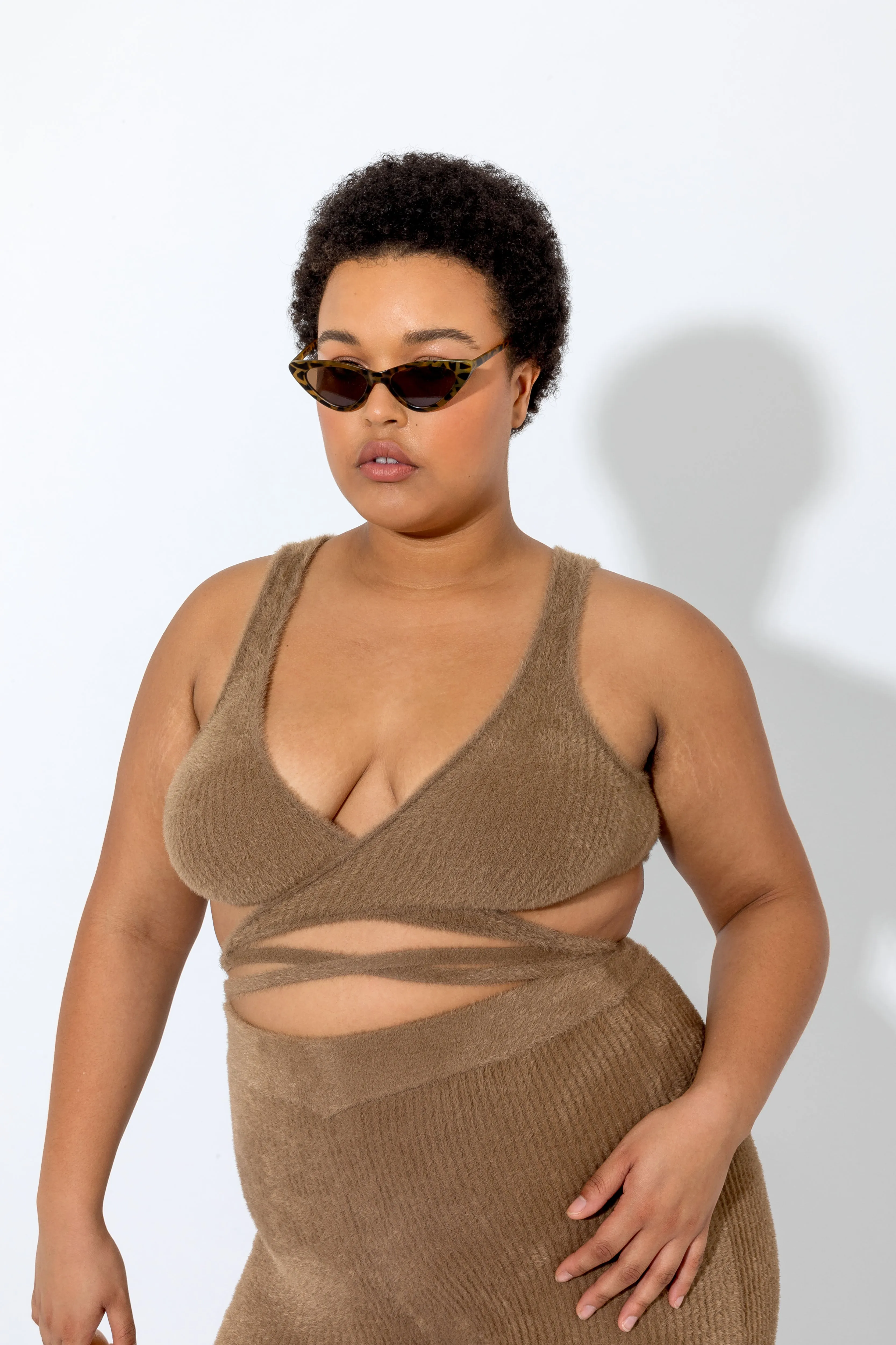 Brown Peephole Bra sold by Ester Manas