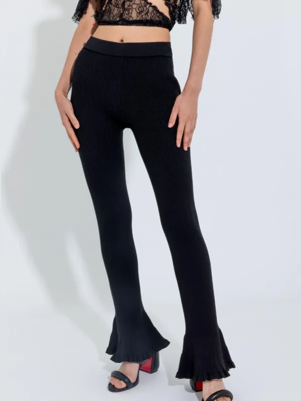 Black Frilly Pants sold by Ester Manas