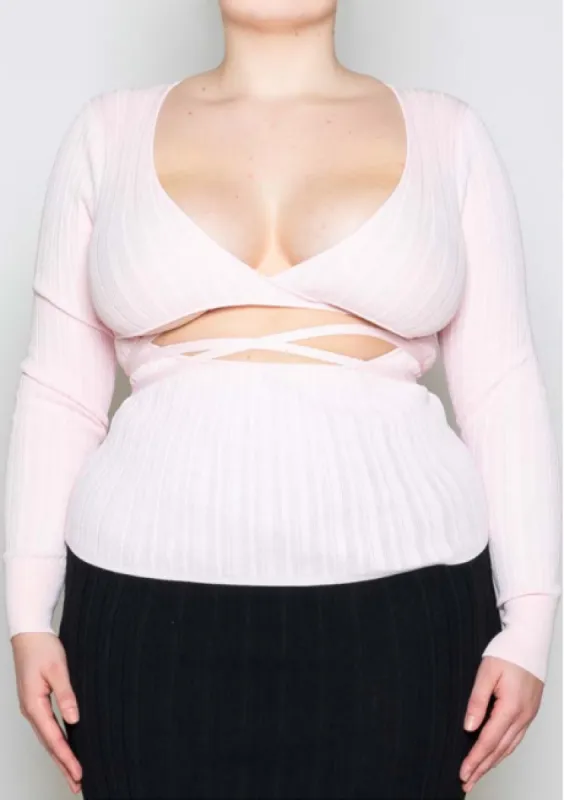 Pink Peephole Top sold by Ester Manas