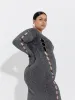 Black Lurex Multi Buttons Knit Dress sold by Ester Manas