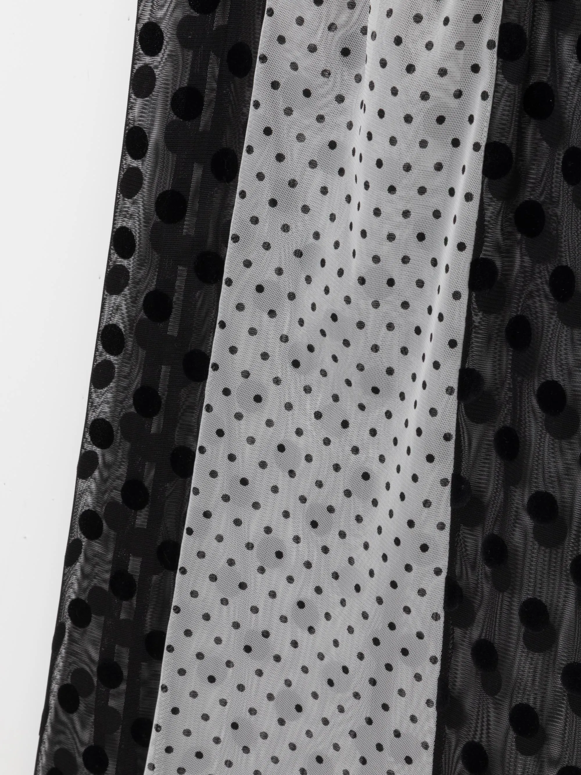 Black & White Polka Dots Long Skirt sold by Ester Manas product image thumbnail 2