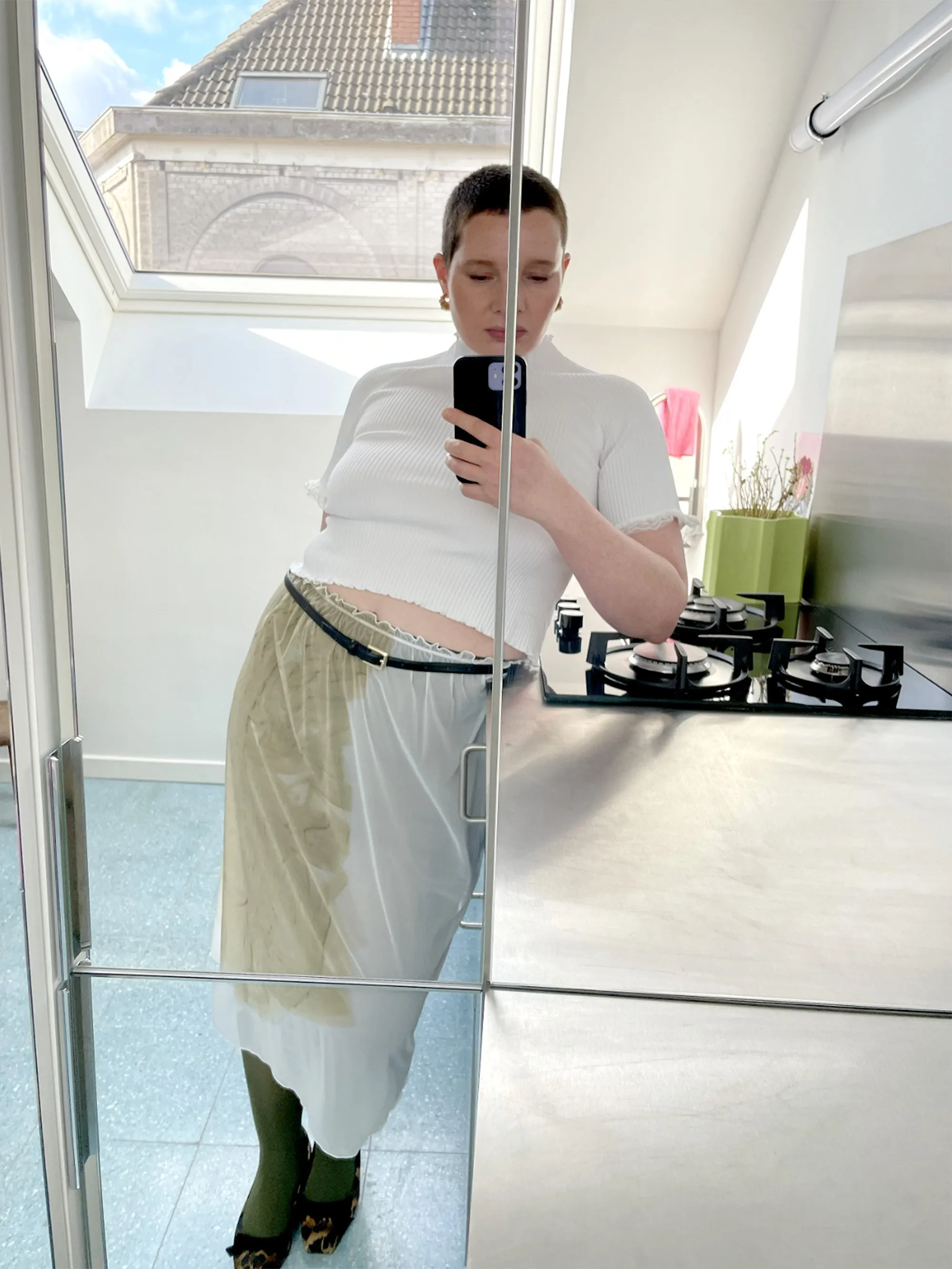 Yellow Scan Easy Skirt sold by Ester Manas product image thumbnail 3