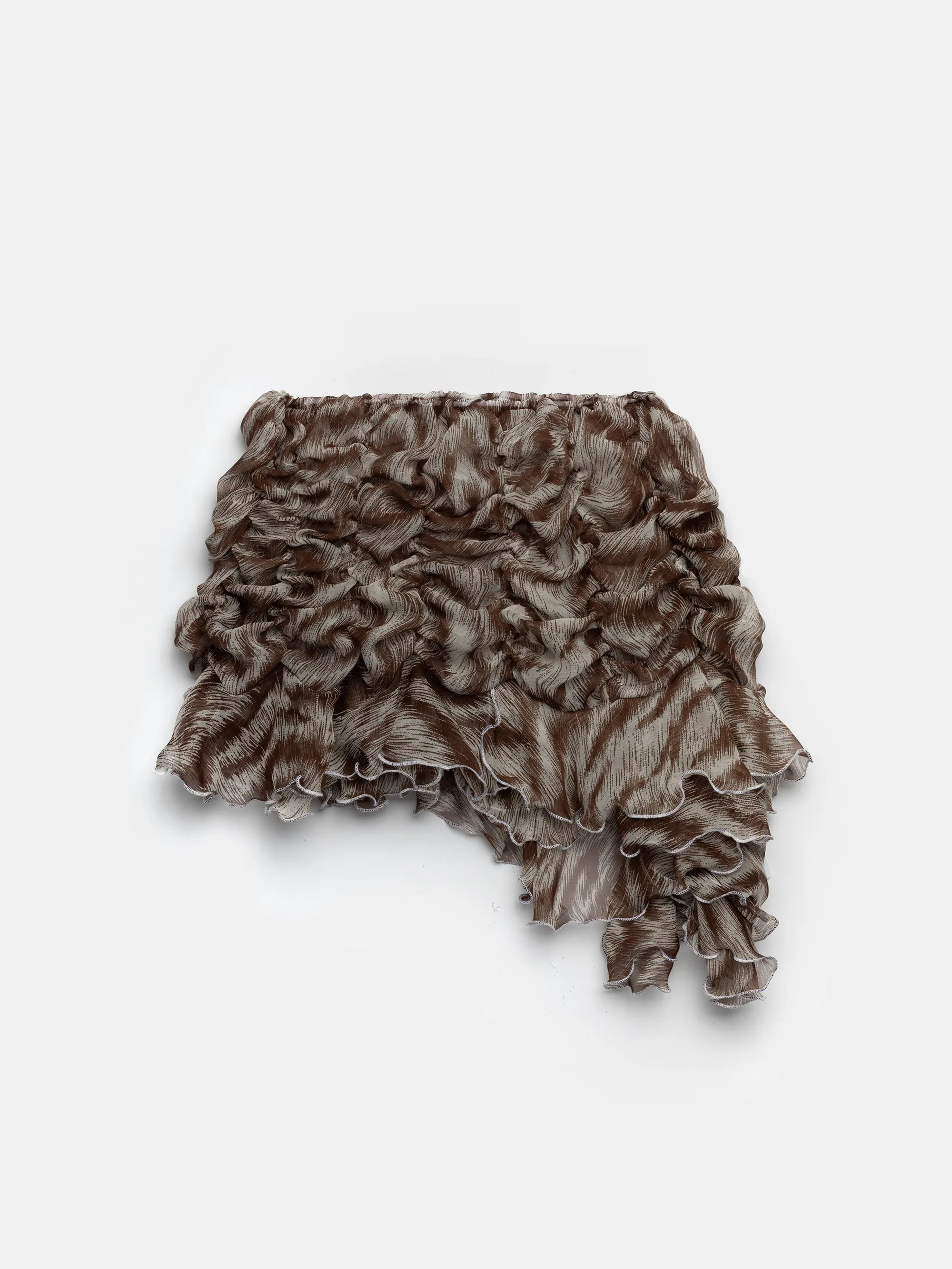 Brown Signature Mini Skirt sold by Ester Manas