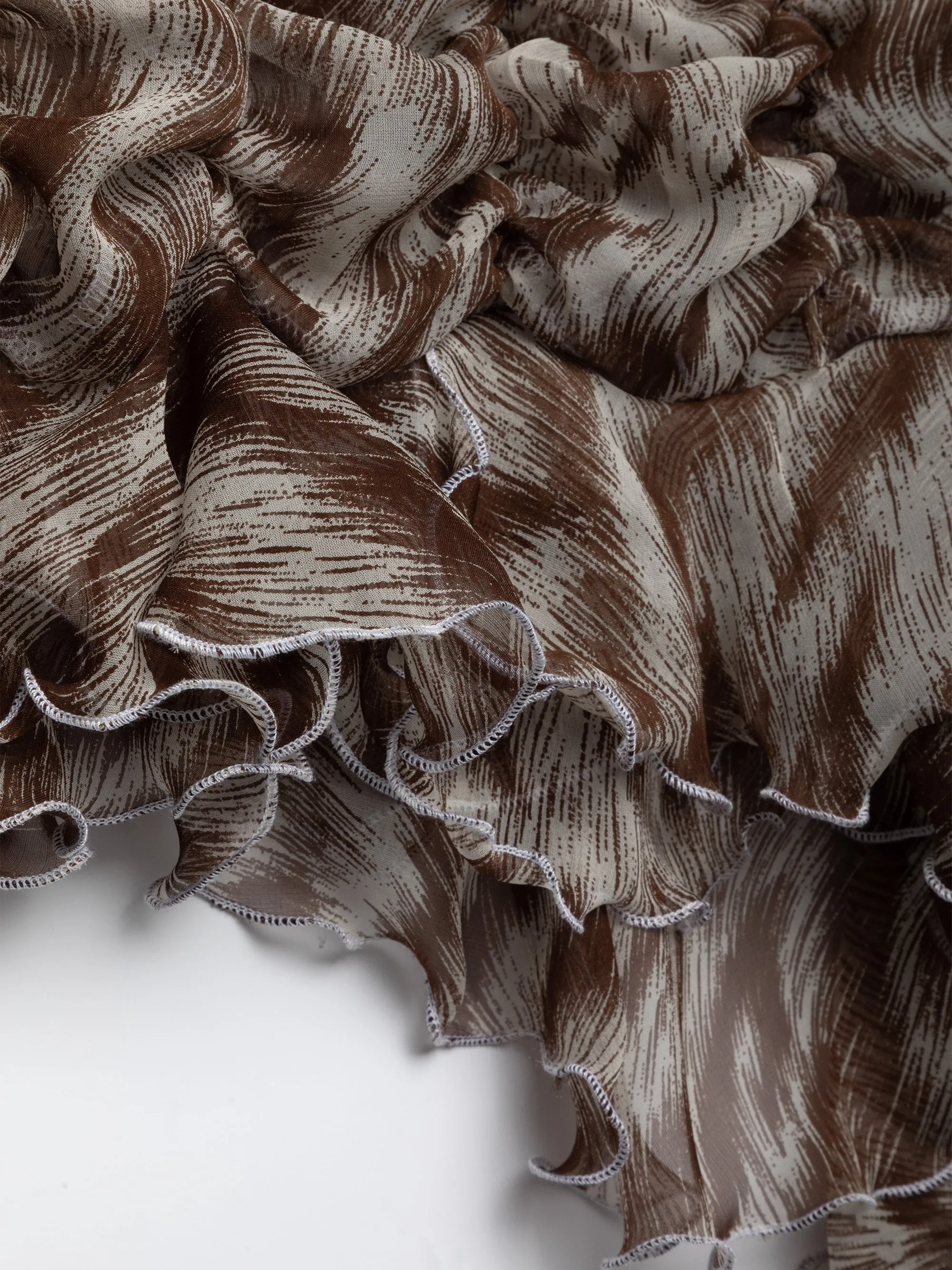 Brown Signature Mini Skirt sold by Ester Manas product image thumbnail 2